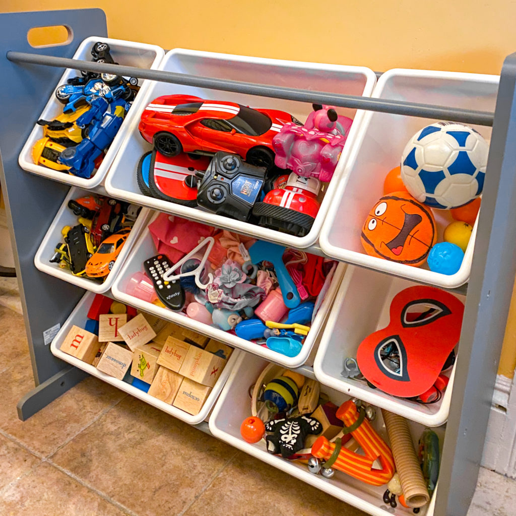 Storage organizer made specifically for toys